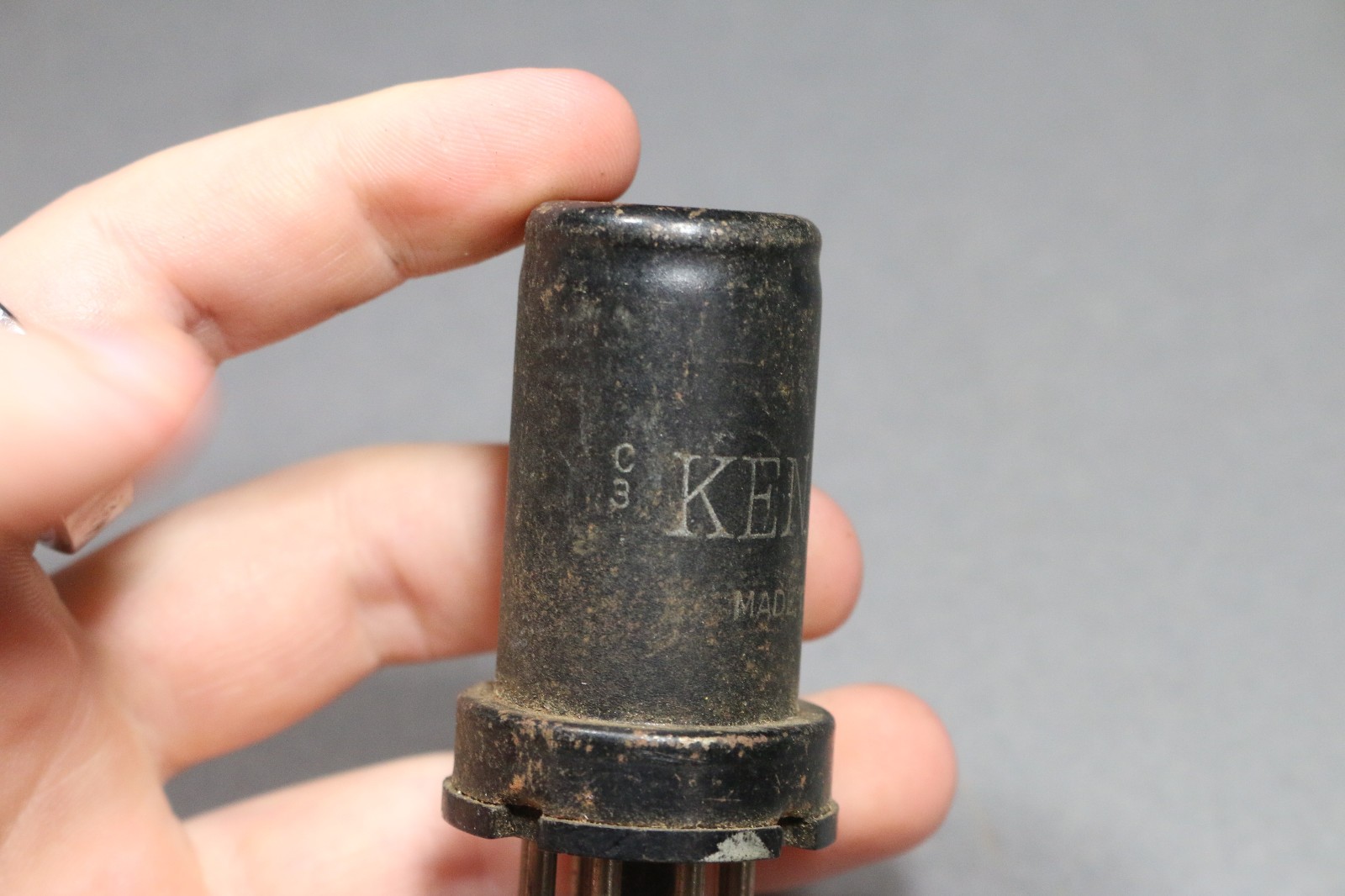 Vintage Ken-Rad 6SJ7 Tube VT-116 5693 Metal Preamp Audio Pentode Military Tested