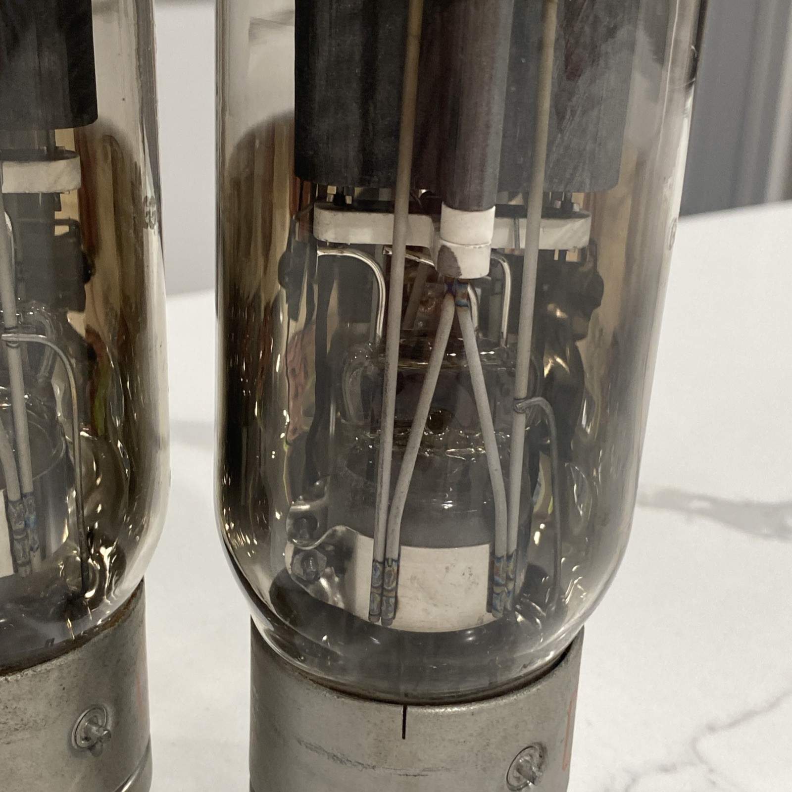 2 X Excellent NOS Matched General Electric VT4C / 211 tubes