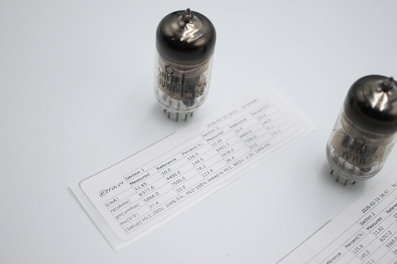 3 PCS 6N1P-Е / E88CC / 6DJ8 / 6922 .NEVZ. Boxed Anode. 1966′. Etracer Tested.