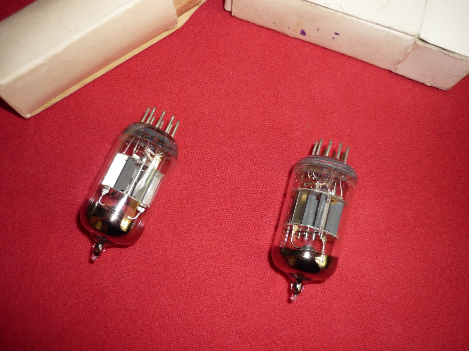 2pcs. 6N1P-VI / 6Н1П-ВИ ~ 6N1; ECC87 Double triode FOR PULSE MODE. NEW