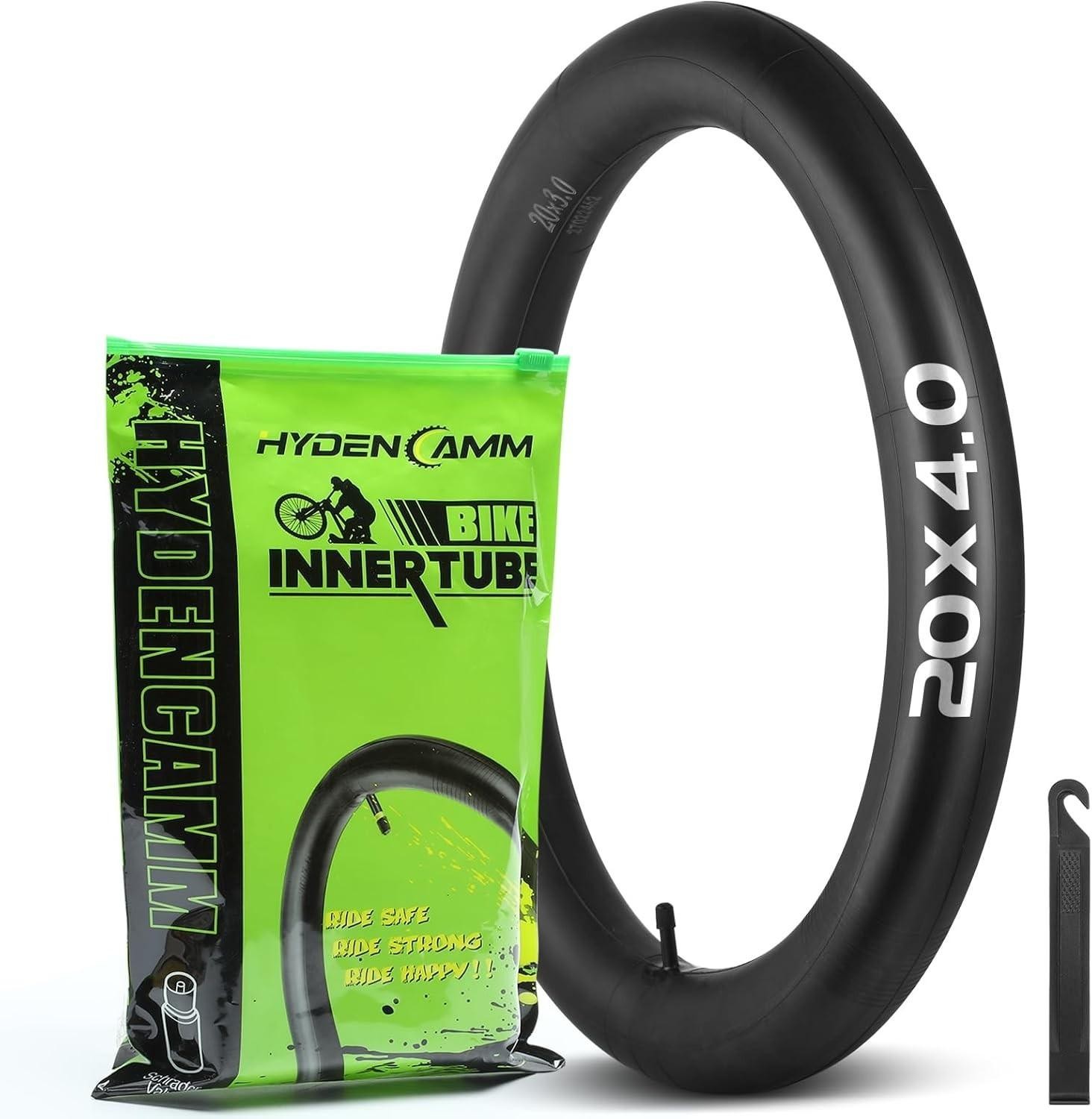 1 Pack 20×4.0 Fat Tire Tubes with Av 32mm, 20×3.5-4.5 Fat Tire Tube Heavy Duty