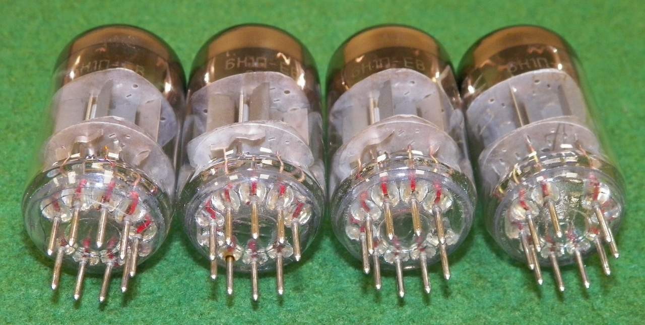 4 pcs. NEW / NOS 6N1P-EV (6Н1П-ЕВ) Russian double triodes (07.1989)_[=T=]
