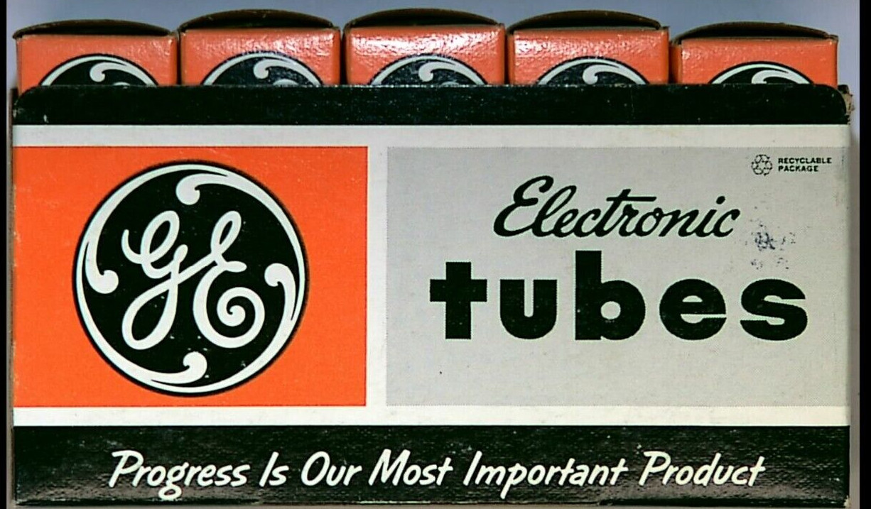 Lot of 5 – 5FV8 / 5BR8 TUBES GE – TESTED