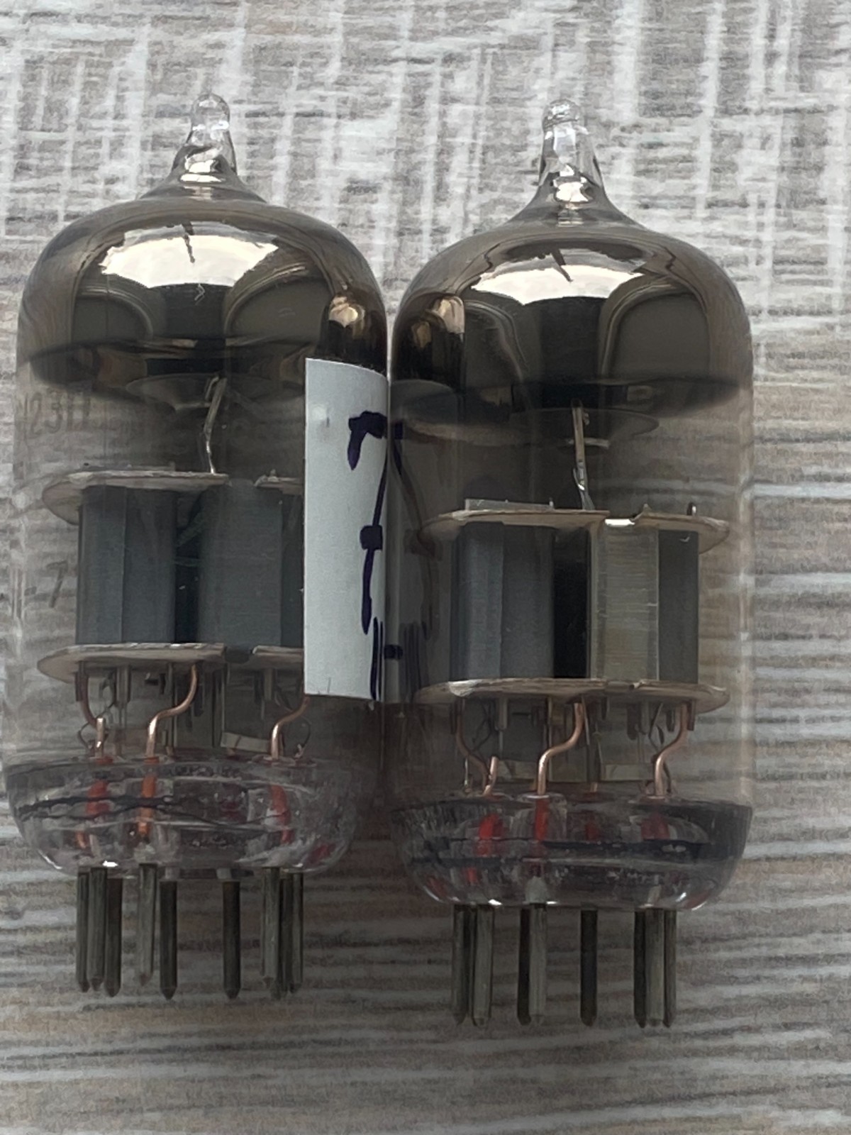 6N23P 2-1971 VOSKHOD MATHED PAIR Getter on a wire Gold Grid NEW /E88CC 6922