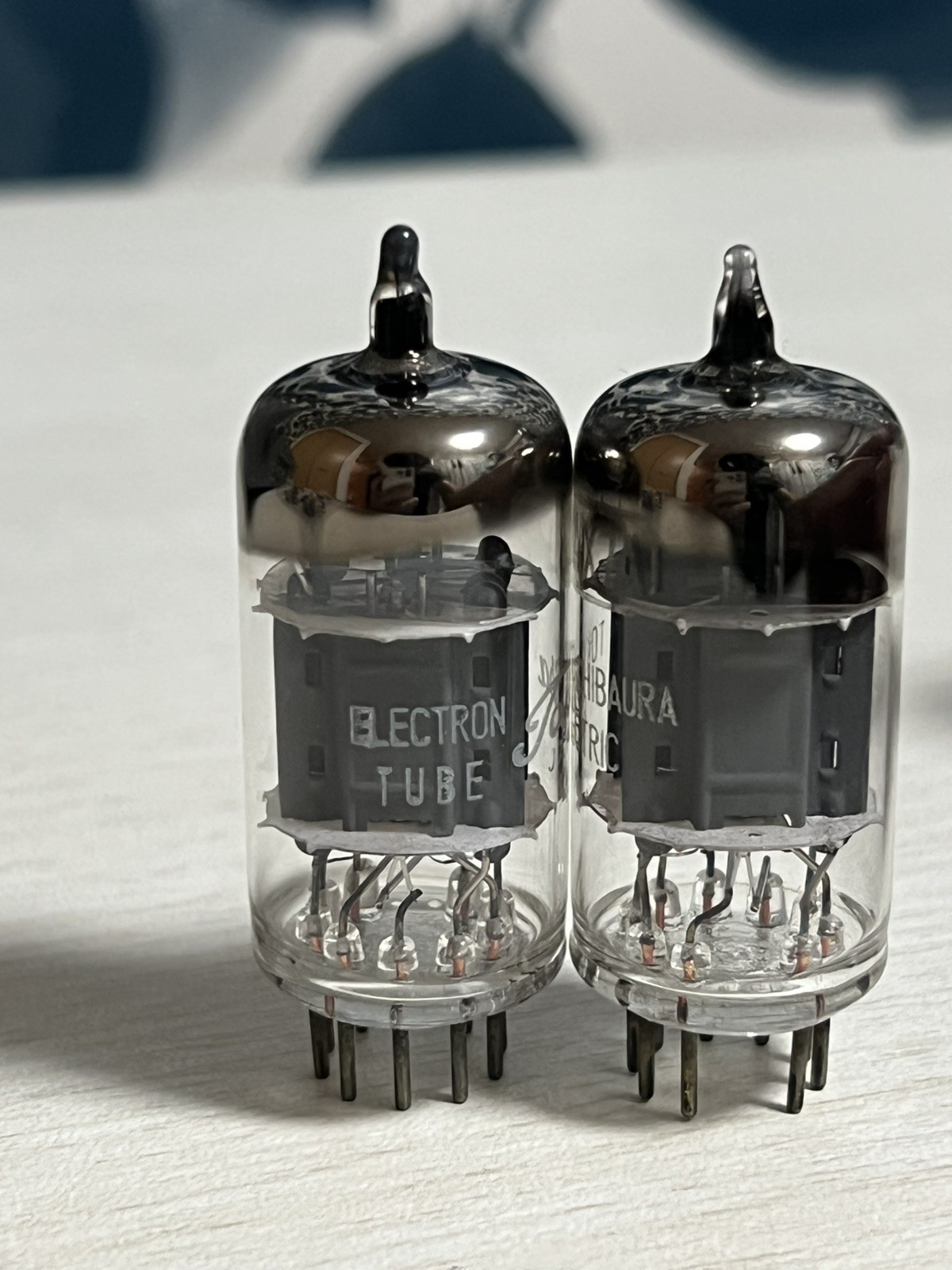 2 x 12AX7A Toshiba Hi-Fi TESTED Vacuum Tube