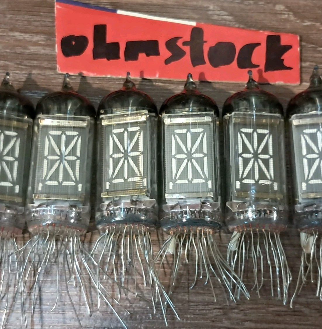 1 x IV-17 tube – Used 18 segmets VFD Tubes – Nixie for DIY – Tube iv17