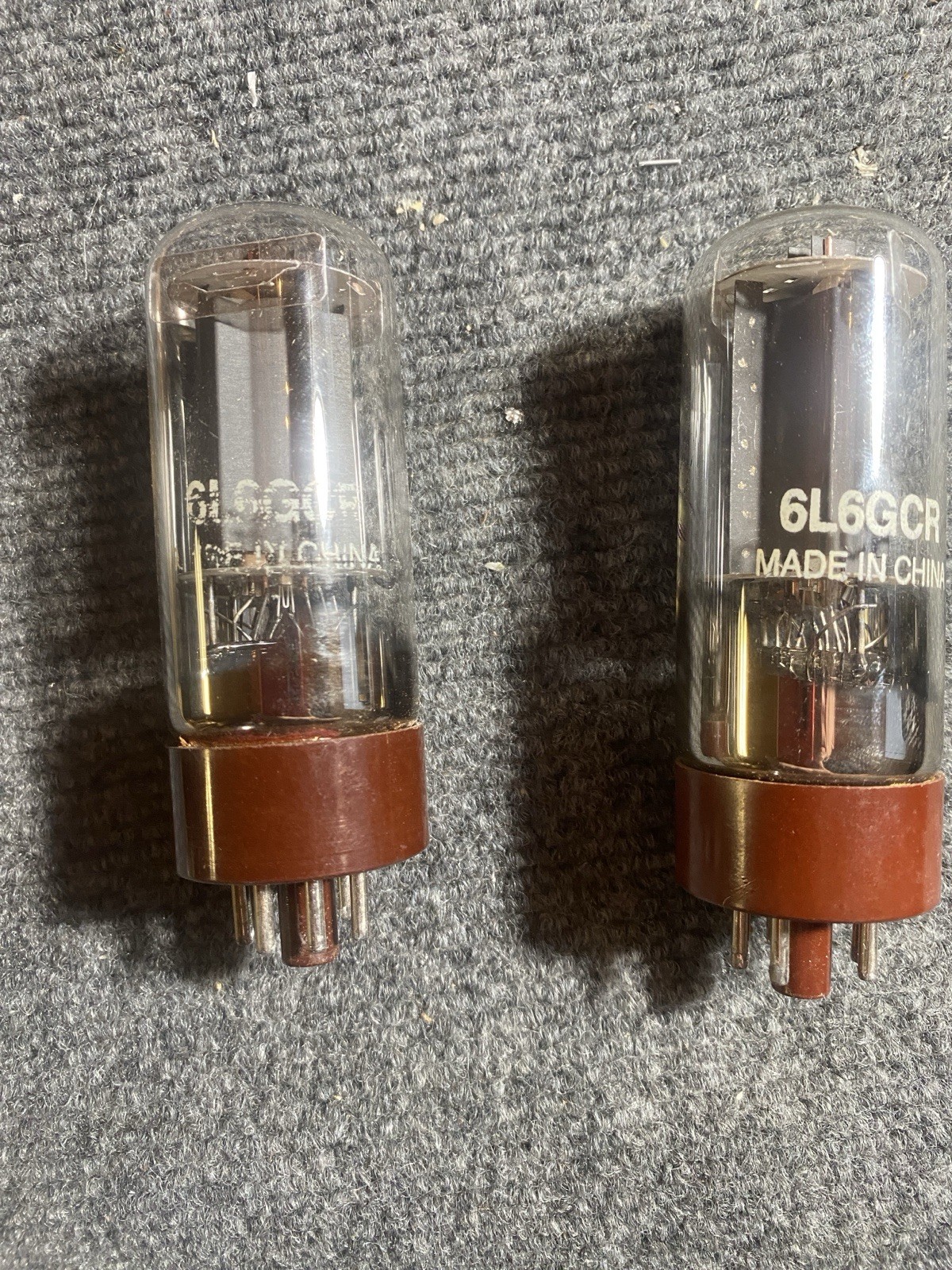 Maxi Matcher Matched Pair of Chinese 6L6GCR 6L6GC equivalent) Power Vacuum Tubes
