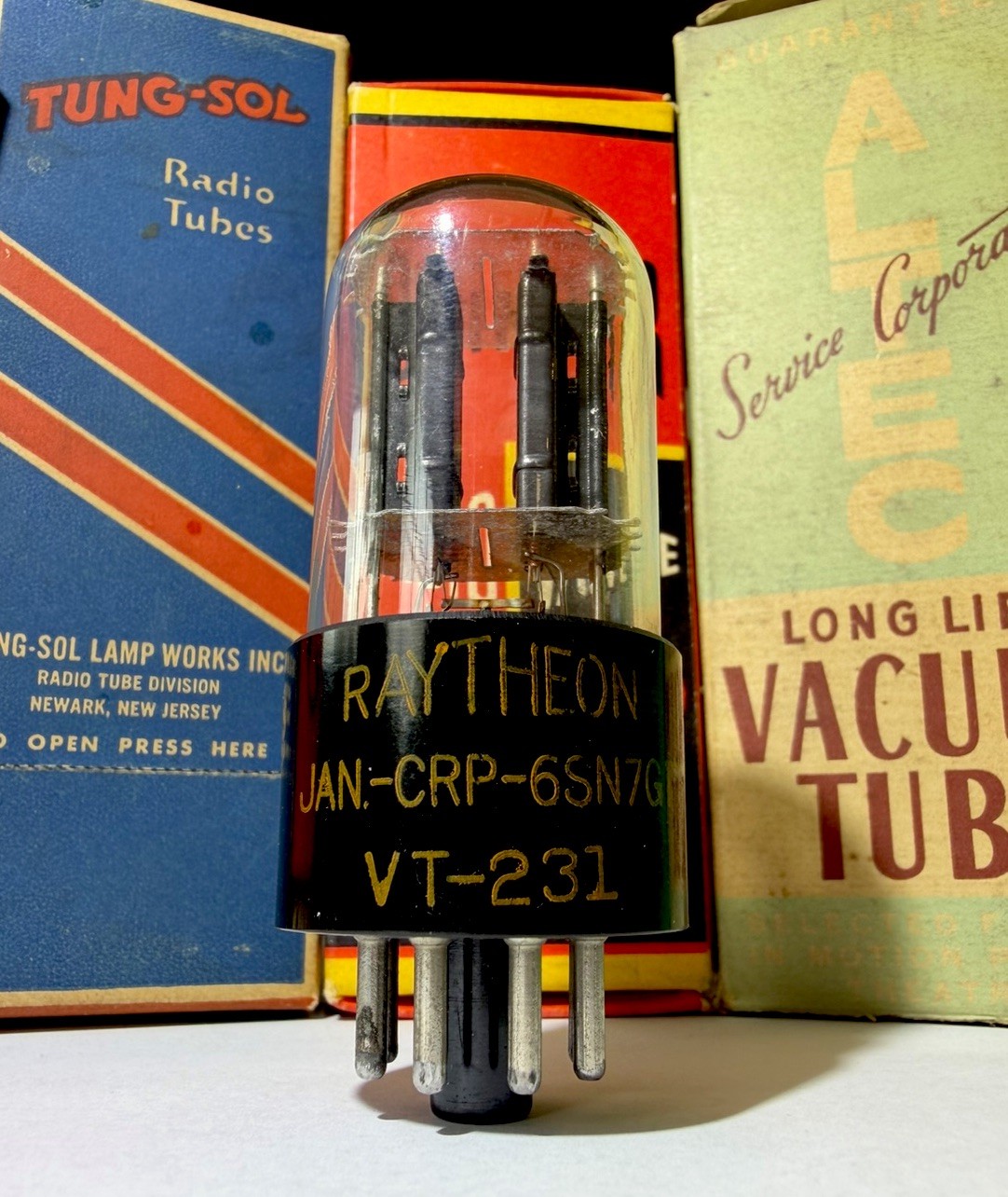 NOS JAN-CRP-6SN7GT VT-231 Tube TV7 Tested Strong Perfectly Balanced 100/100 💪