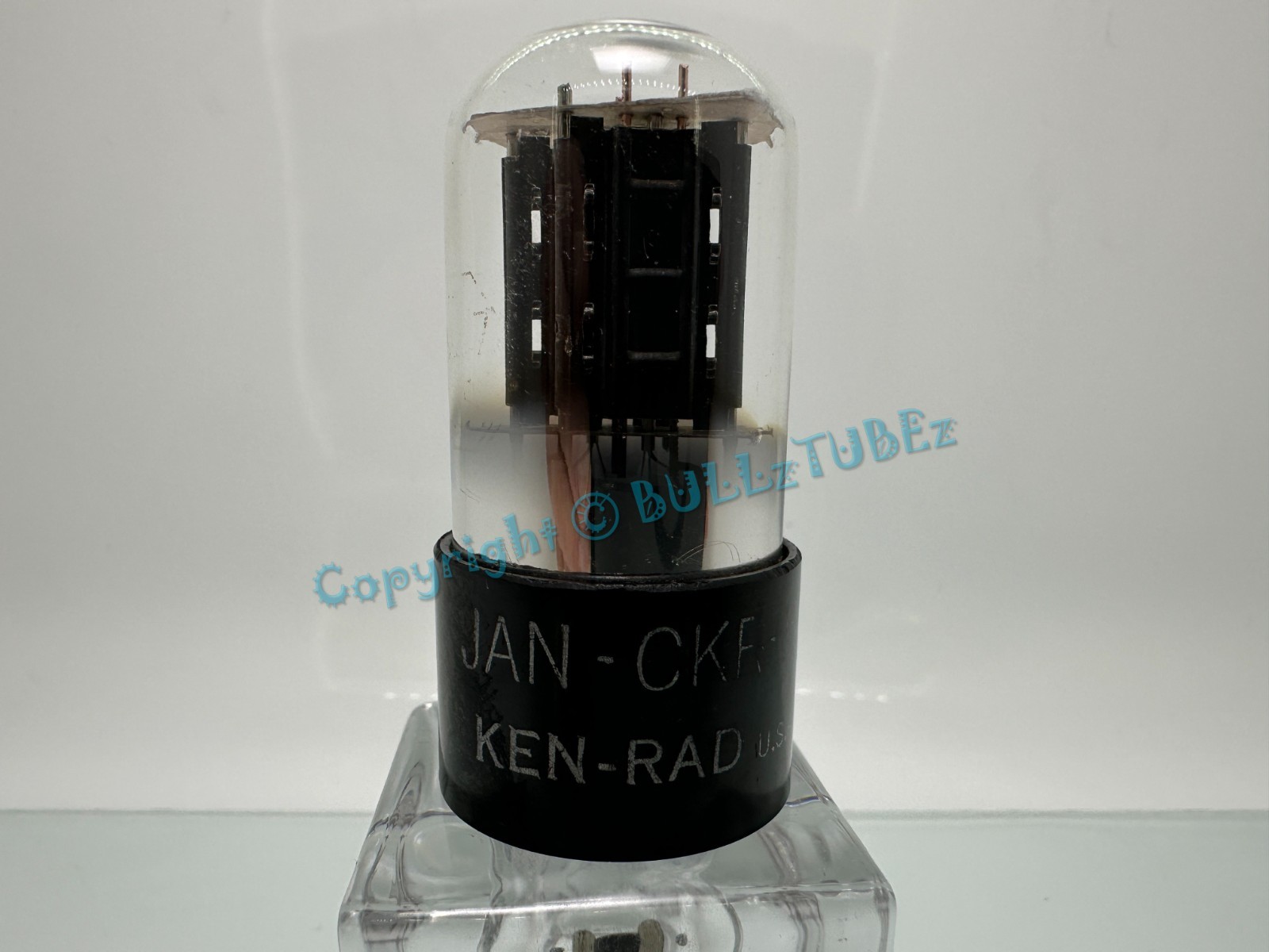 RARE: KEN-RAD 6SN7GT VT231 1940s Clear Glass Tube (Single) TESTS NOS on AT1000