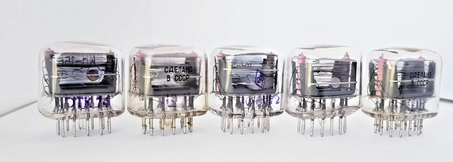 5 x IN-15 TESTED IN-15A IN-15B SYMBOLS NIXIE Indicator Clock Watch TUBE 100%
