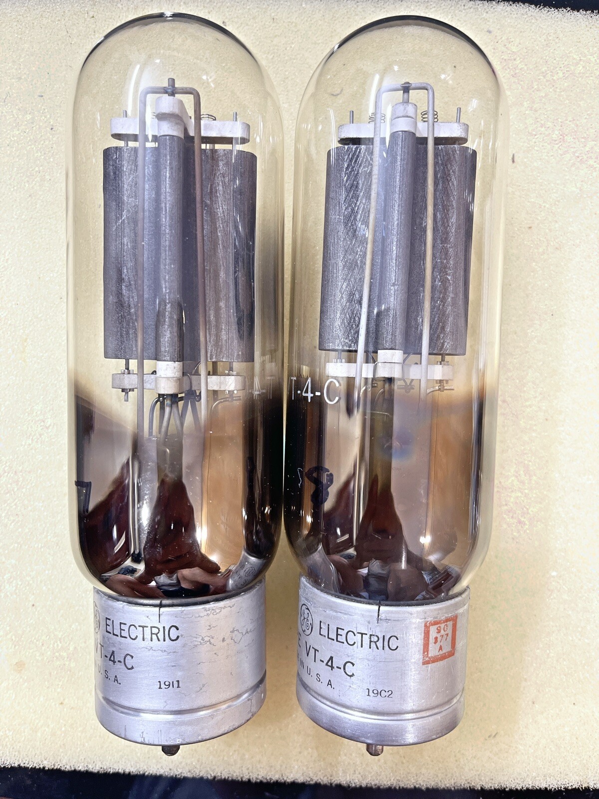 GE VT-4-C 211 NOS Tested Matched Pair