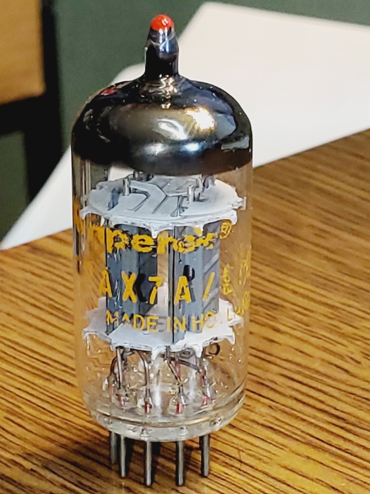 Amperex 12AX7A/ECC83 Heerlen Red Tip MaxiPreamp2/TV-7 tested (1) tube lot