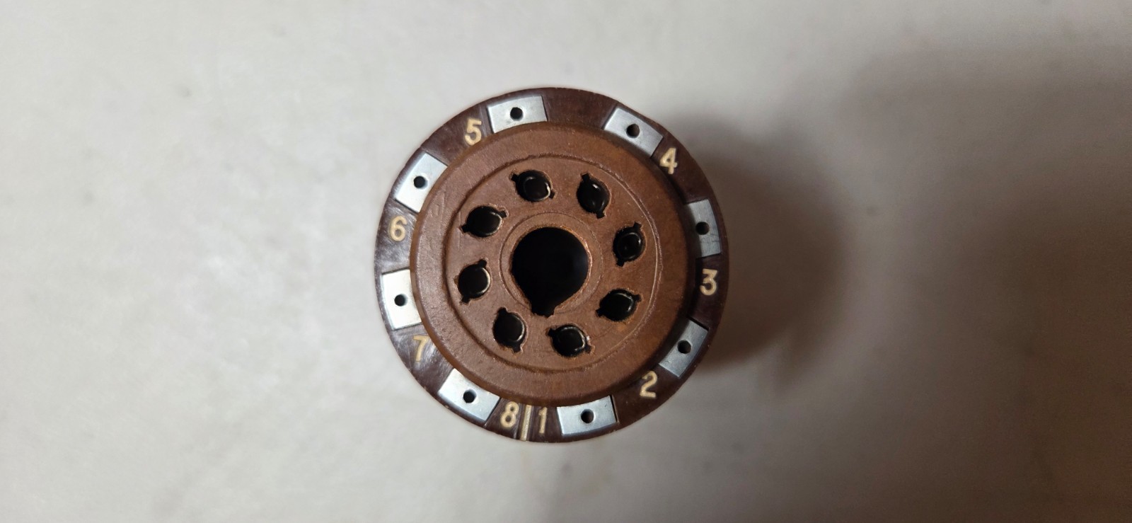 Vector 971 7-prong Large vacuum tube socket test Adapter