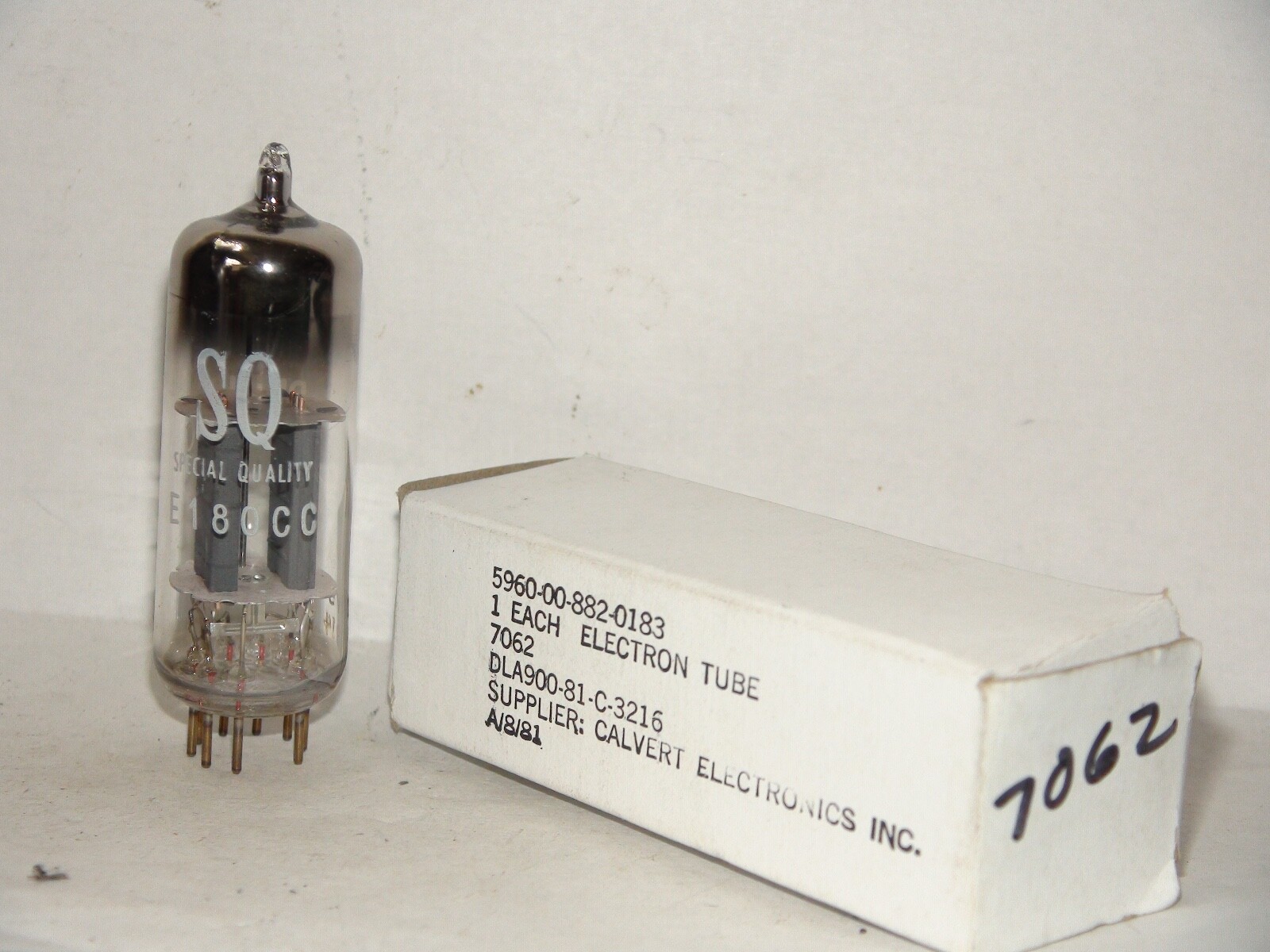 Vintage Philips E180CC 7062 Vacuum Tube Nos Nib Unused Special Quality Amperex