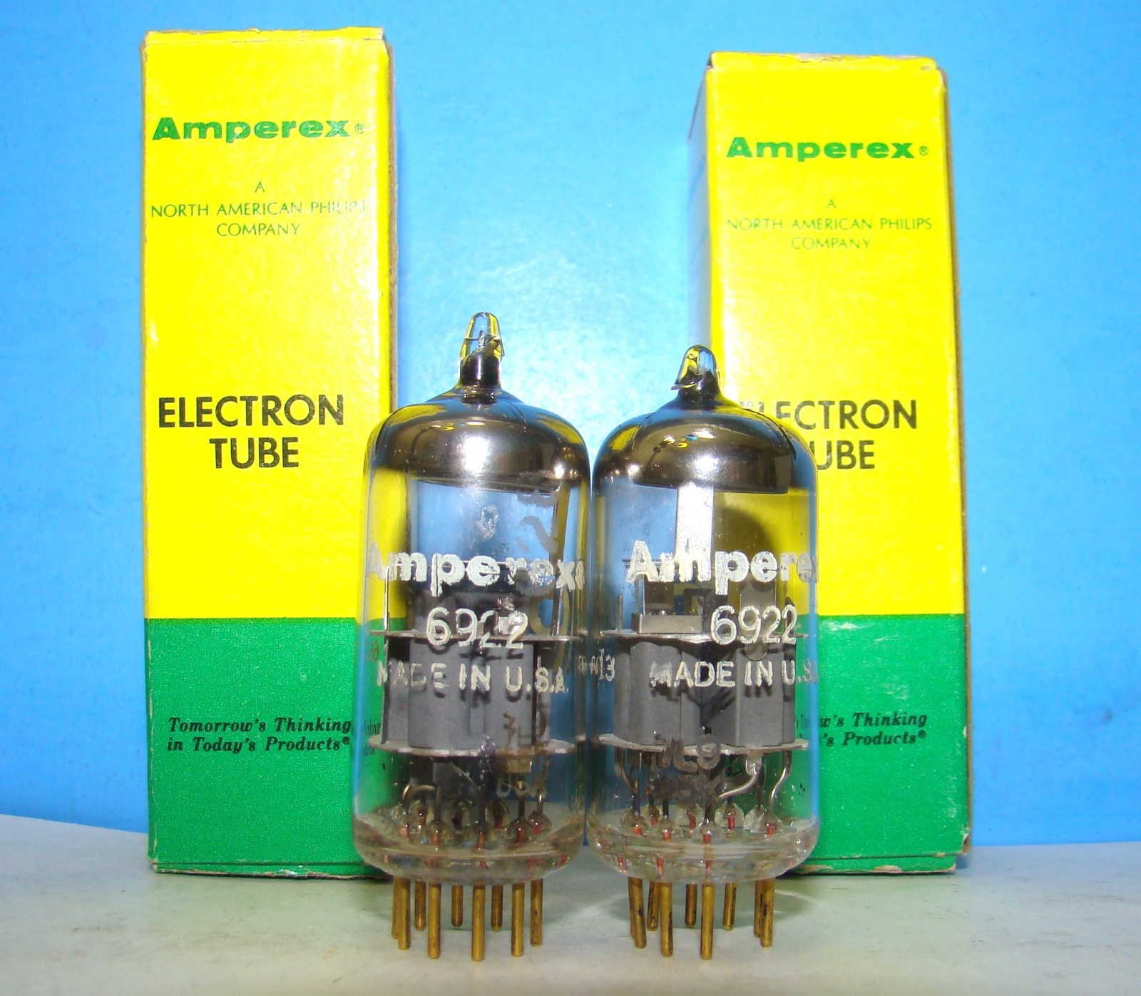 6922 Amperex PQ 2 7L9 Heerlen 1969 radio audio vacuum tubes valves E88CC 6DJ8