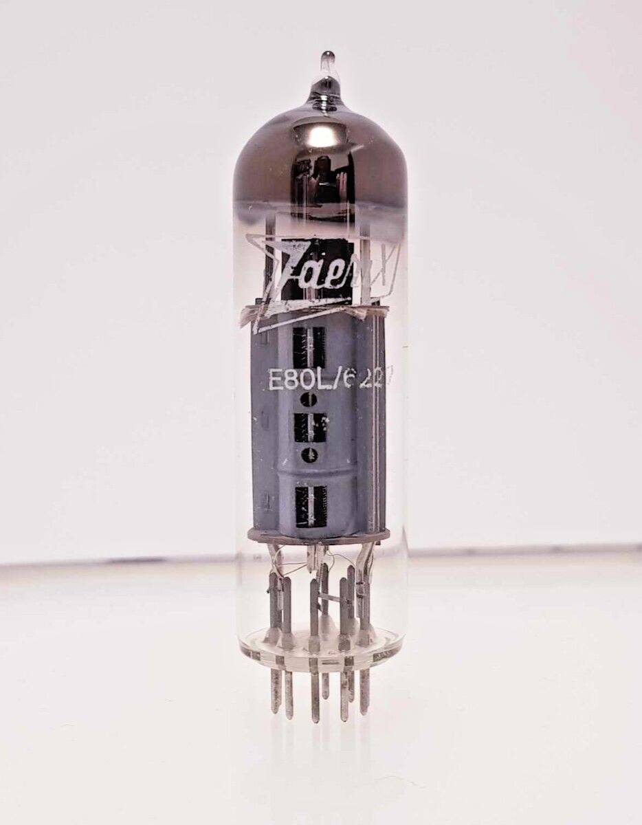 1 x E80L / 6227 ZAERIX TUBE TESTED VACUUM PENTODE NEW