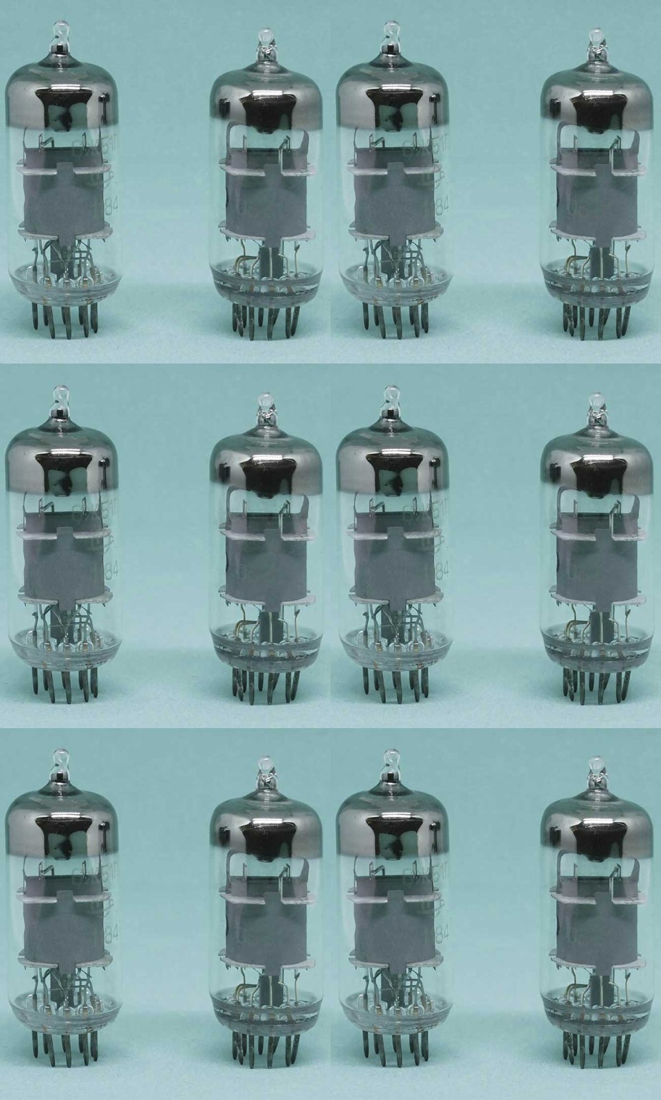 12 pcs. per Lot = 6J51P ~ 6EJ7 ~ EF184 ~ EF800 ~ EF80 USSR vintage TUBES = DDP