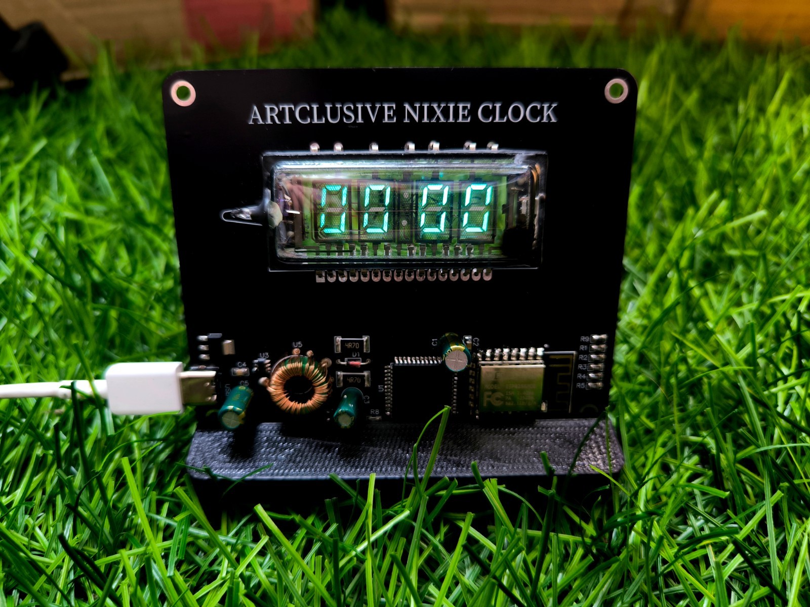 ARTCLUSIVE NCL-7(IVL2-7/5 ) ивл2-7/5 VFD Tube Clock Wi-Fi RGB Retro Clock nixie