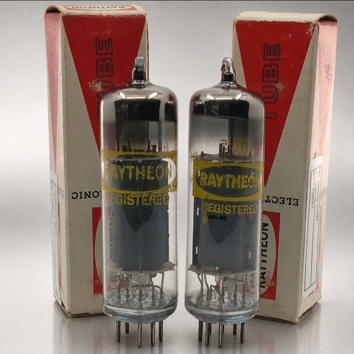 NOS GM MATCHED PAIR RAYTHEON/JAPAN 8BQ5/HICKOCK TESTED