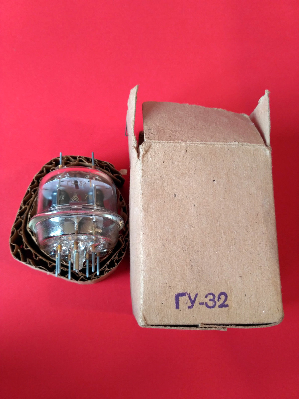 GU-32 GU32 ГУ-32 a-g 832 vacuum double beam tetrode tube soviet USSR NEW 10pcs