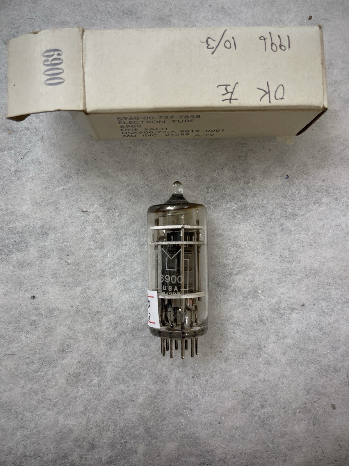 Bendix MU 6900 5687 7119 Black Plate Triple Mica Nos Tested Super Rare