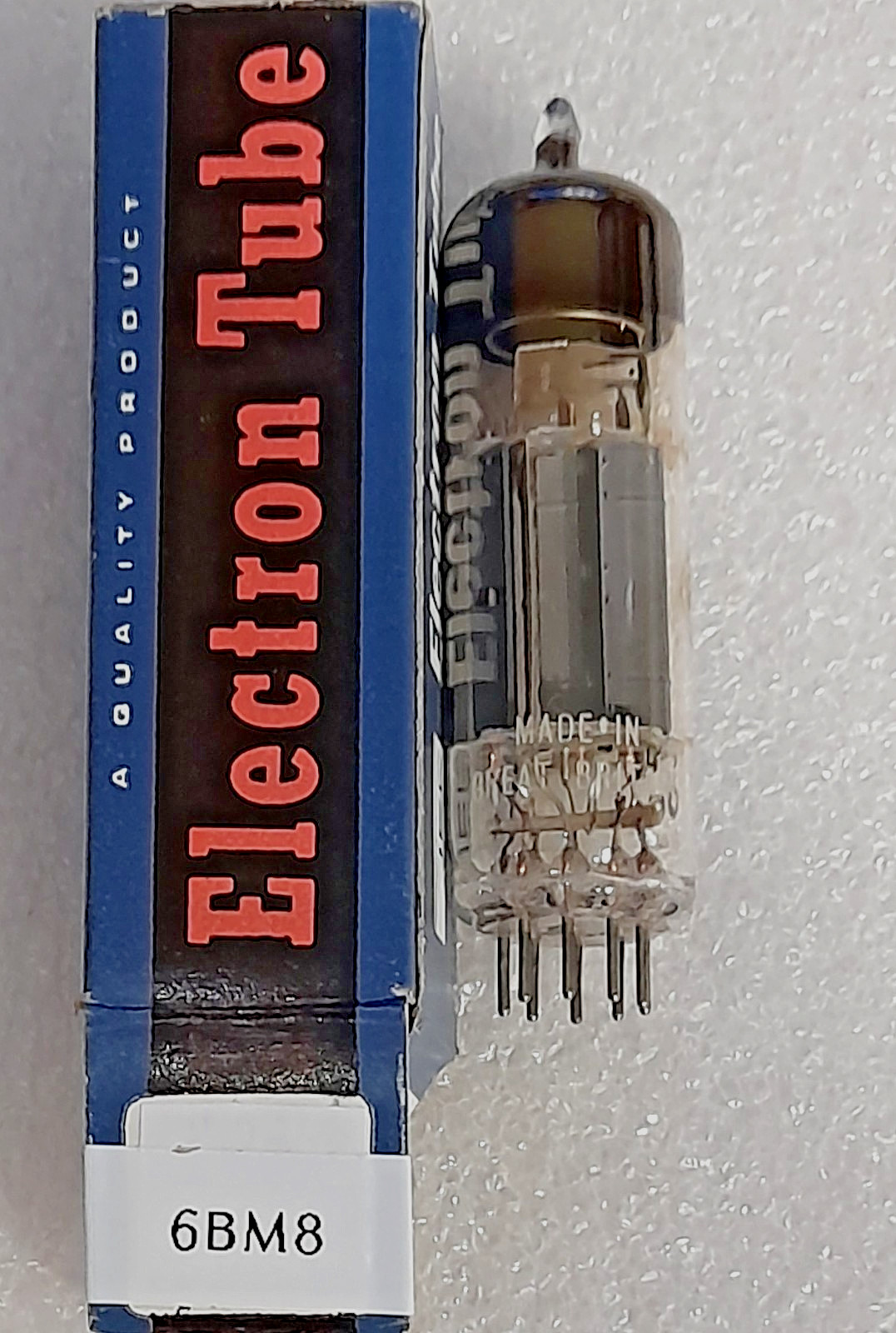 6BM8 unbranded Blackburn code Vacuum Tube B, TV-7D Tested – will combine ship