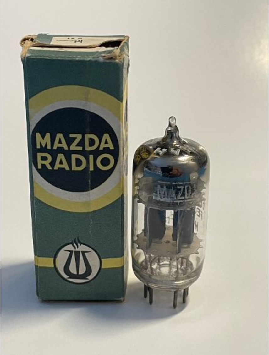 ULTRA RARE TUBE ECC802S 12AU7WA MAZDA 12AU7 triple micas