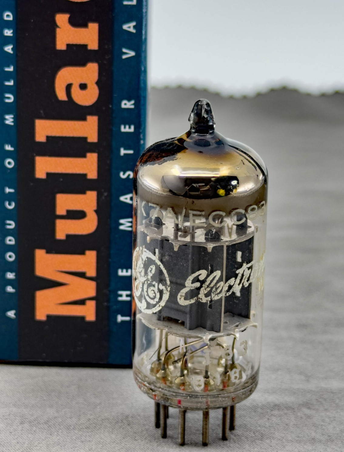 (1) NOS Mullard GE 12AX7A ECC83 Tube I63 B1B4 Blackburn UK 1961 Tests NOS TV-7BU