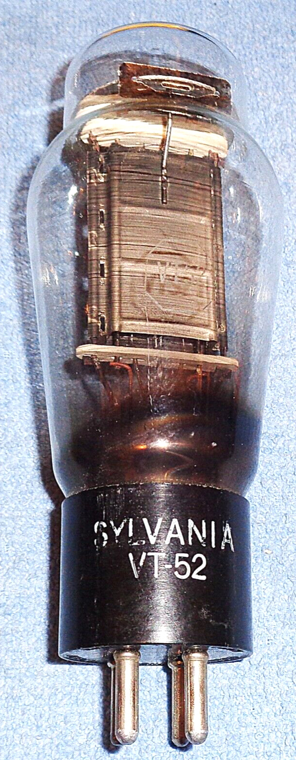 1 Sylvania VT-52 aka 2C45 Vacuum Tube VERY RARE Triode for Audio & Transmitting