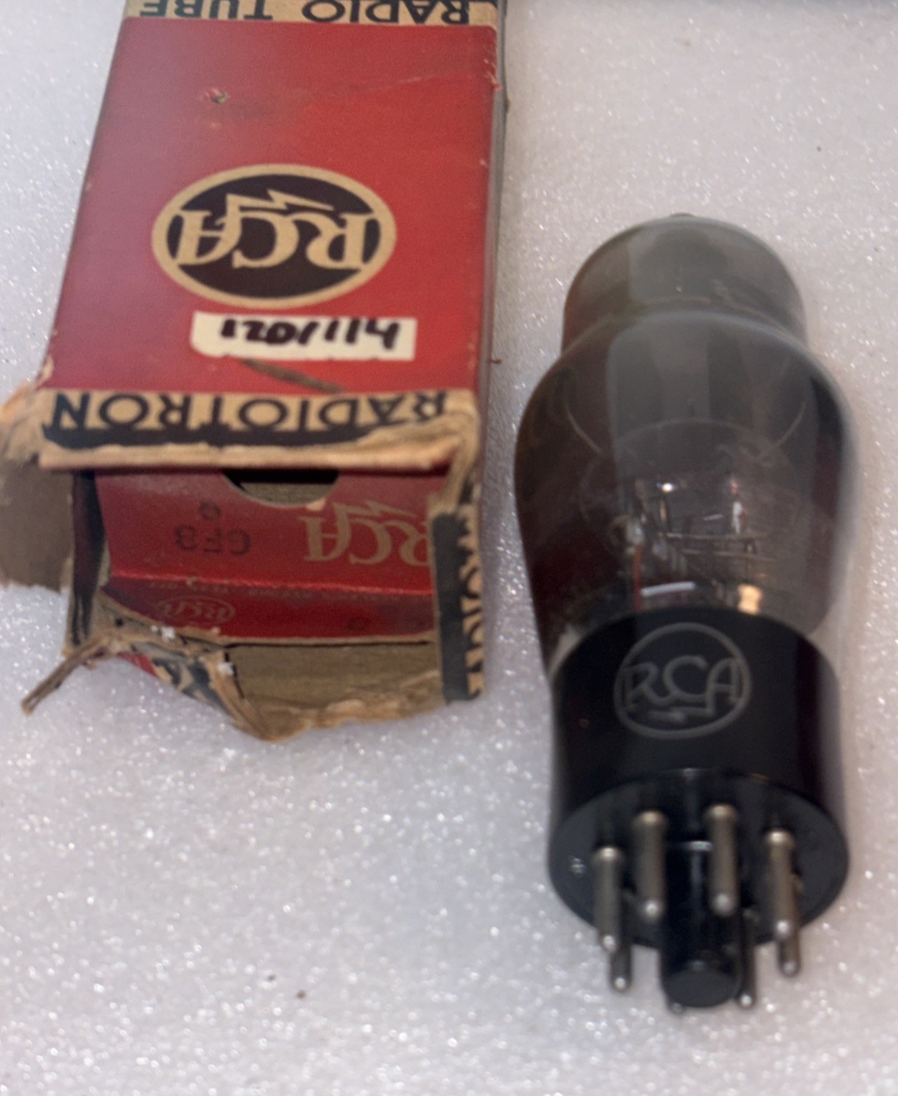 RCA 6F8G Vacuum Tube Smoke Glass TV7 Tested NOS New In Box
