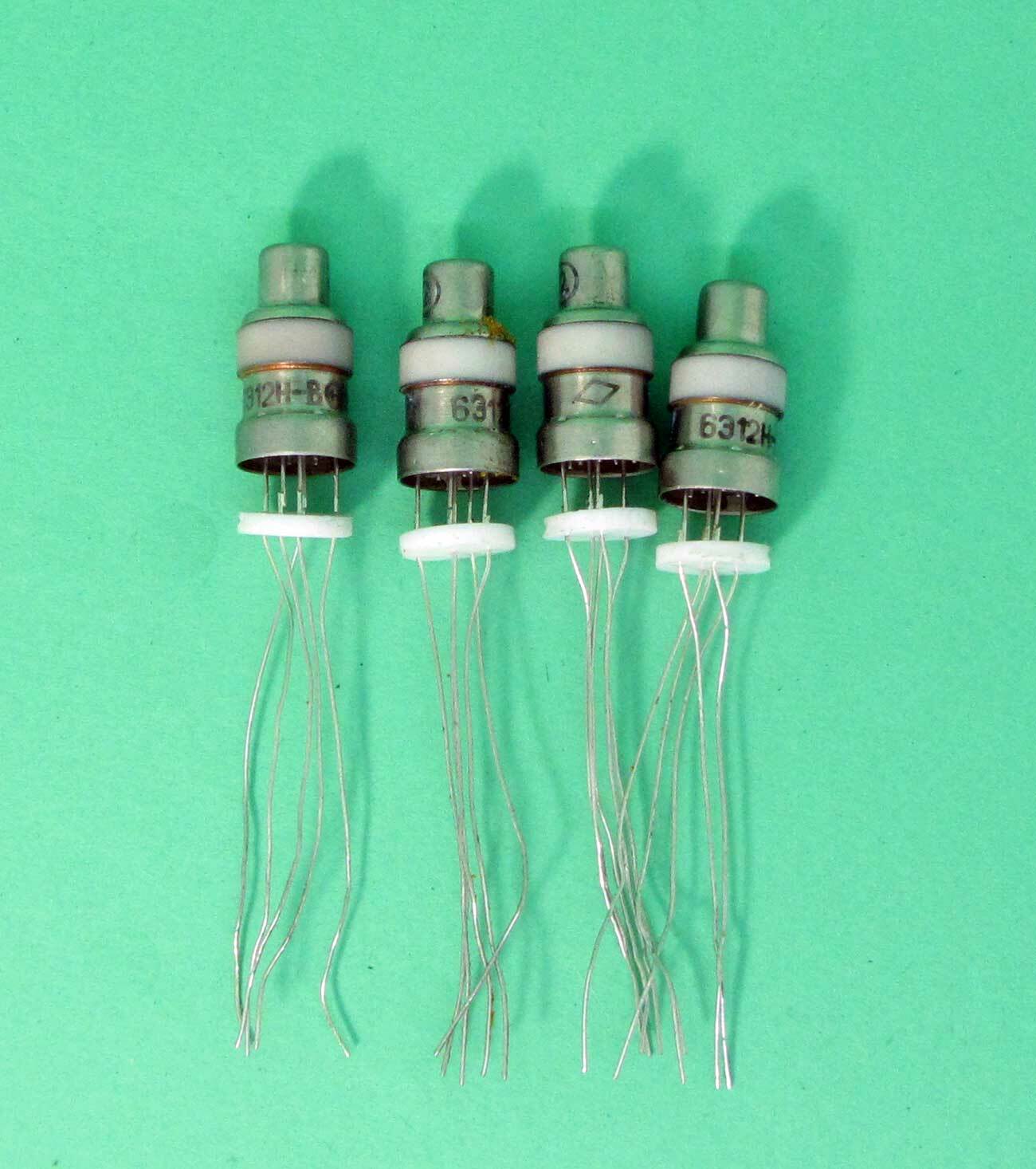 New 4 pcs x 6E12N-V (6е12н-В) ~ 7587 Nuvistor Tetrode NOS = DDP