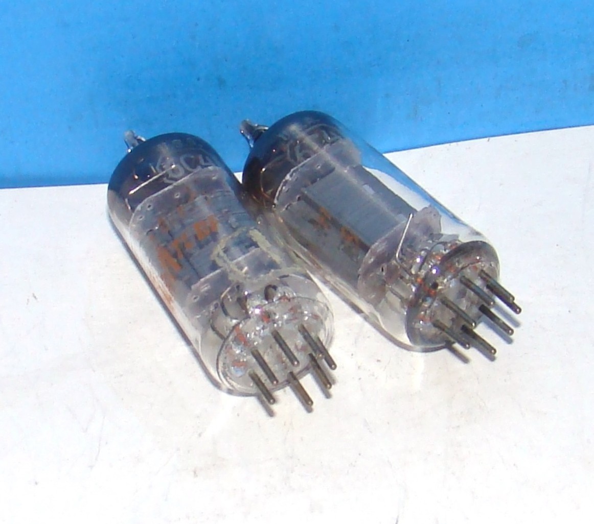 type 6C4 RCA 2 radio audio amplifier vintage vacuum tubes valves tested EZ90