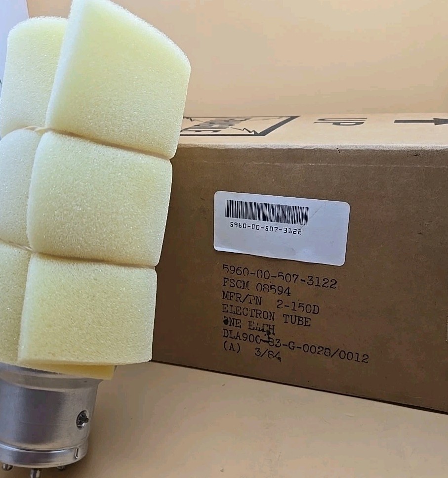 Eimac 2-150D Electron Tube FSCM-08594. NOS