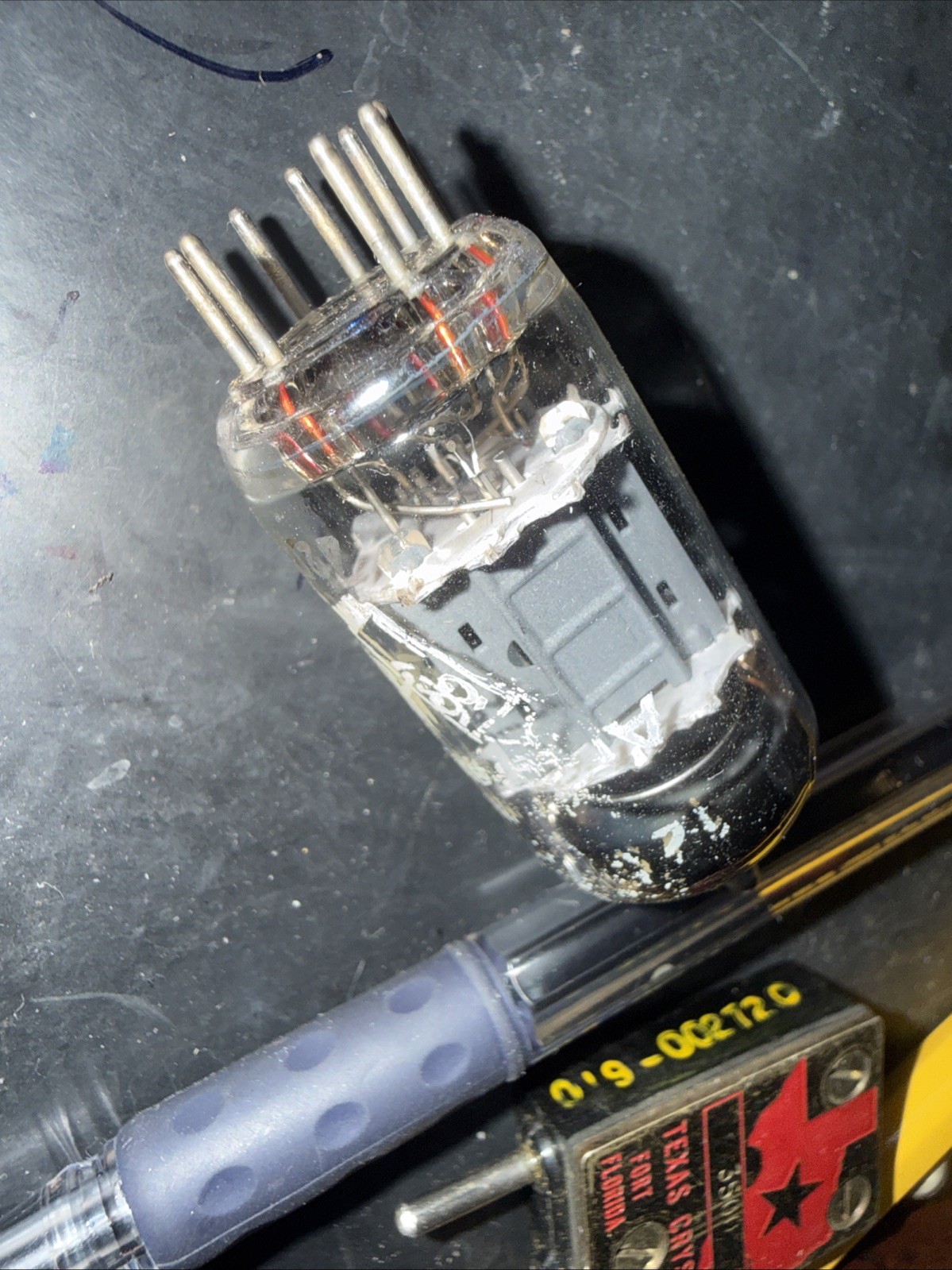 Amperex 12AX7 ECC83 Bugle Boy Tube From Working Ham Radio