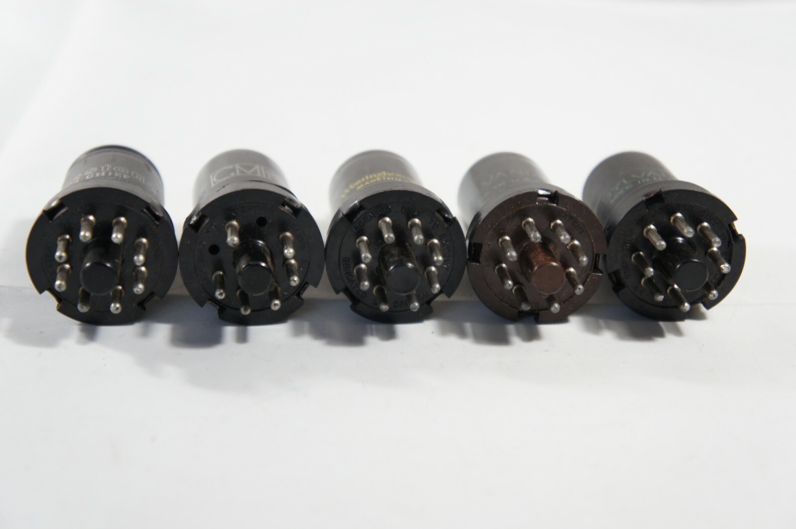 5 Pack Mix Electron Tube: 6SK7, 6SF5, 12K8, 12K8Y, 12SC7, GM, Sylvania, Ken-Rad
