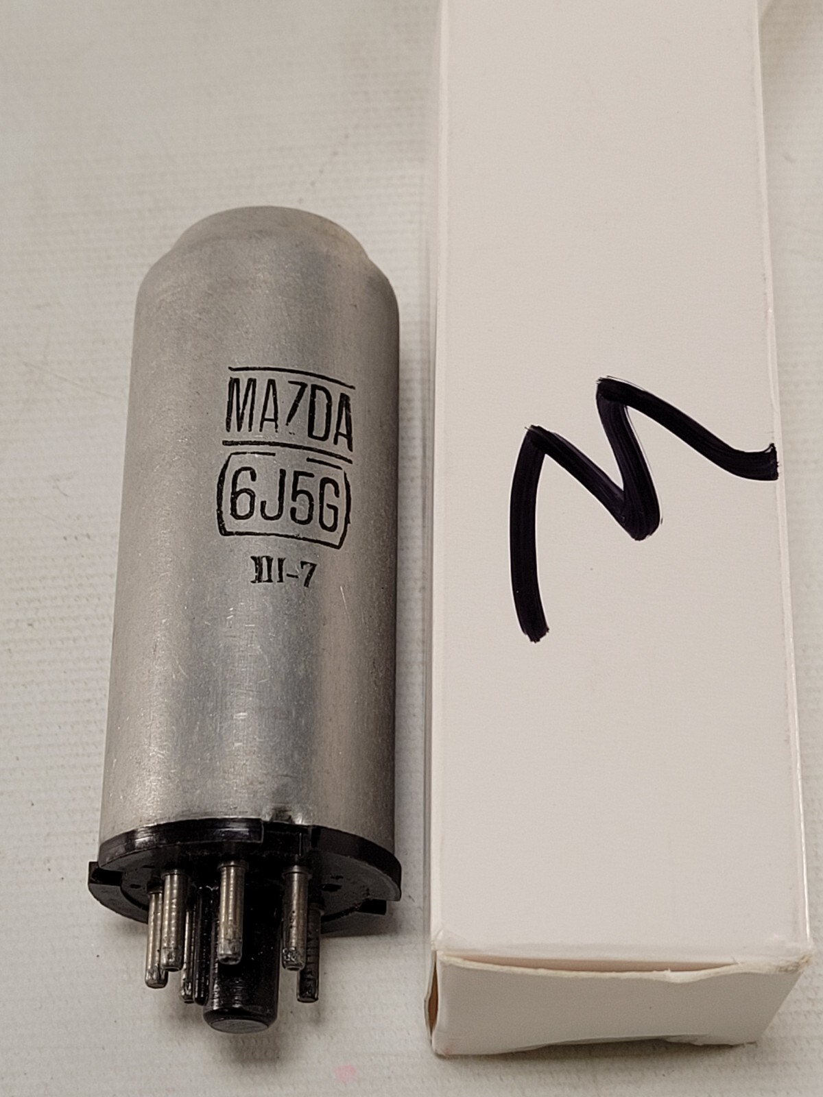 6J5G Triode A Rare Historical Radio Tube by Mazda