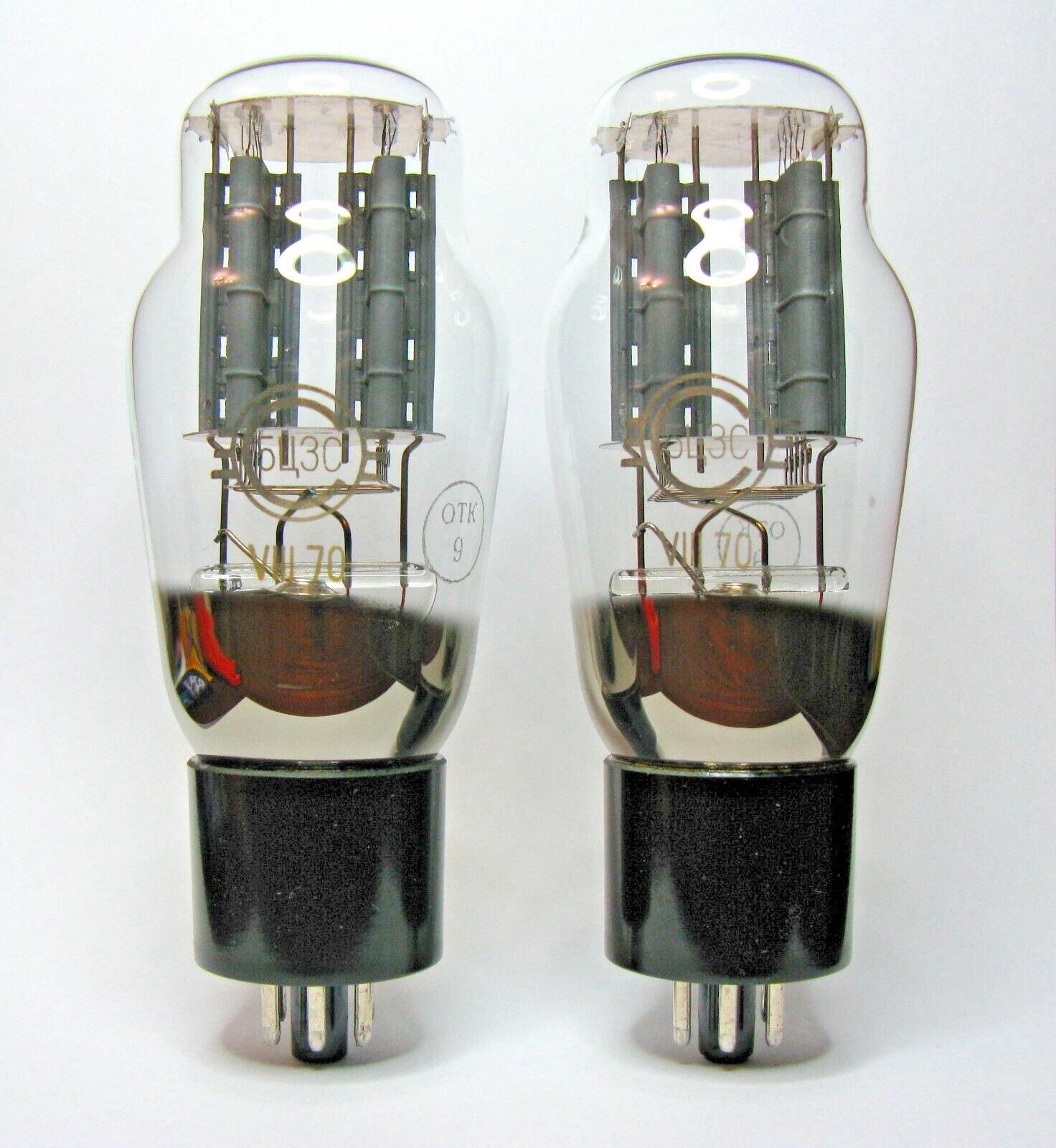 2x 5C3S / 5U4G Rectifier SVETLANA Same Date 1970’s TUBES / VALVES NEW NOS