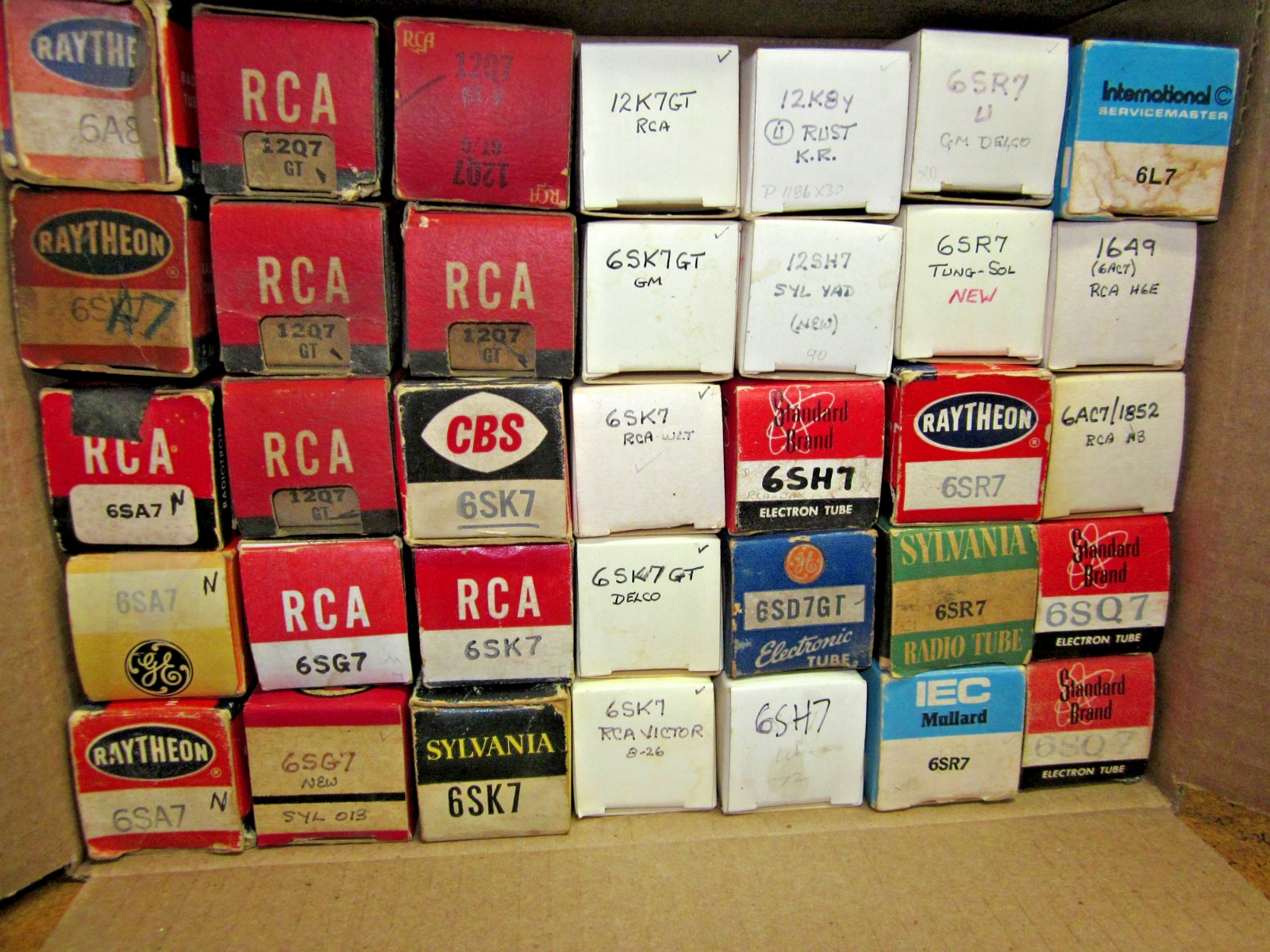 Lot New & Used Octal Radio Vacuum Tubes