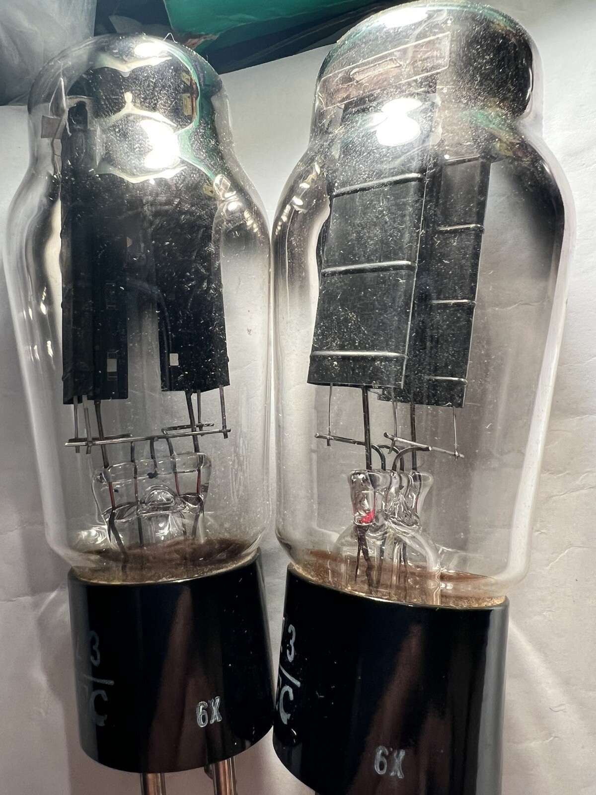 Pair (2) 5Z3 Early NEC Tube For Western Elec 274A 280 Or 5U4G 274B With Adapter