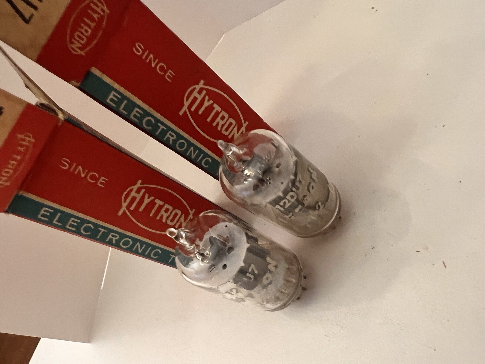 NOS Pair Hytron 12DU7 Audio Vacuum Tubes