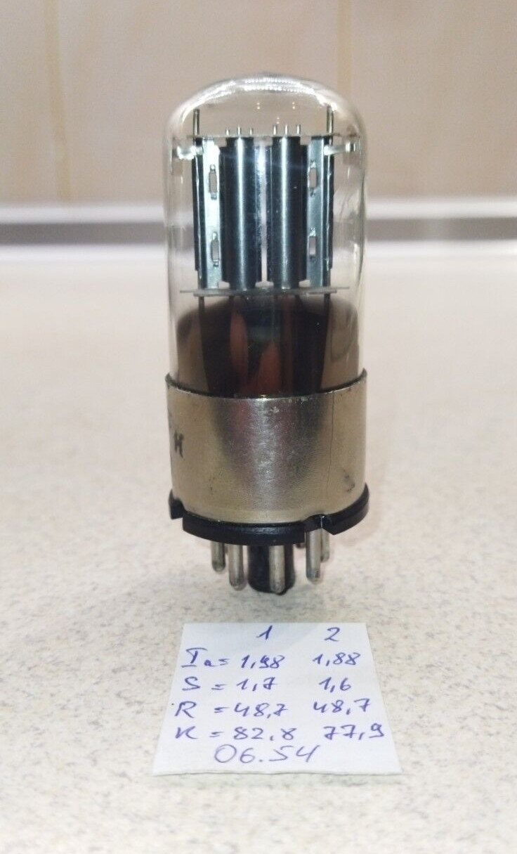 6N9S MELZ Metal Base (6SL7 6Н9С / 1579) Double triode. Tested