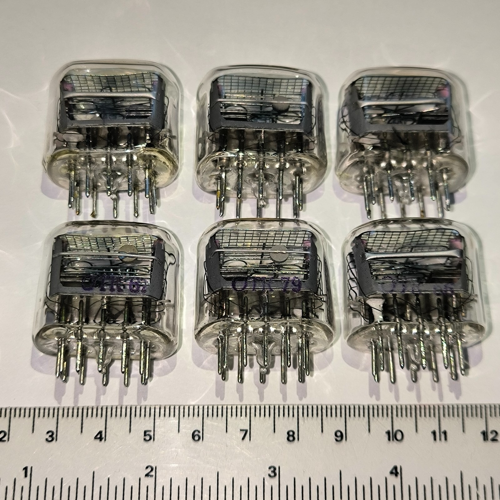 6 pcs. IN-15 IN-15A indicator lamps, vintage SYMBOL ,quality stamp.Tested!