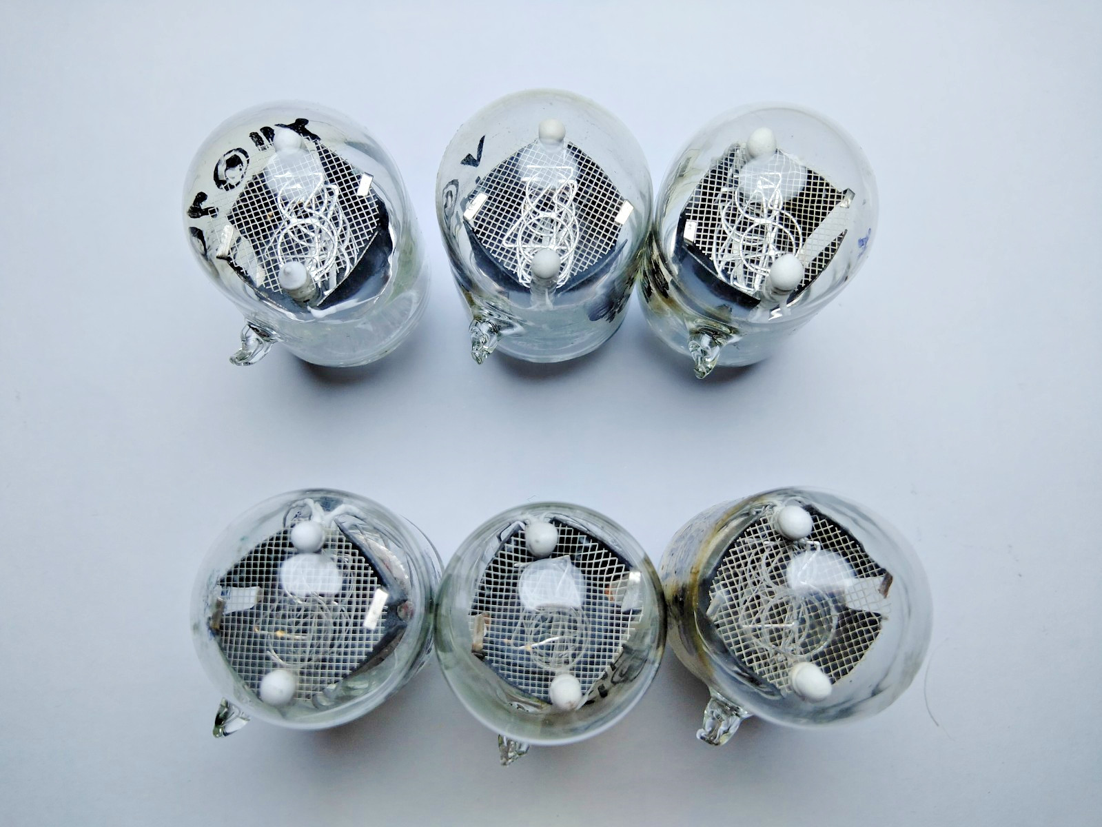 6 pcs NEW IN-2 Melz Nixie Tubes Fine Grid for Clock