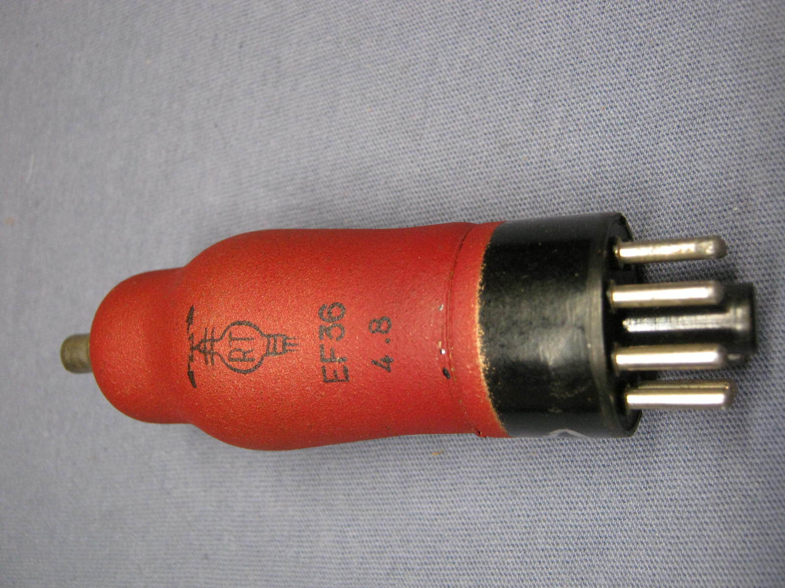 DF21 EF36 EL32 PENTODE 8 PIN EMISSION TESTED GOOD USED VACUUM TUBES