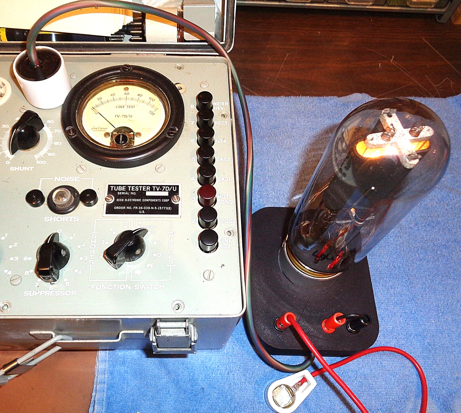 NEW Tube Tester Adapter for Hickok TV-7 & 539B/C Test VT-4-C 203 211 805 838 845