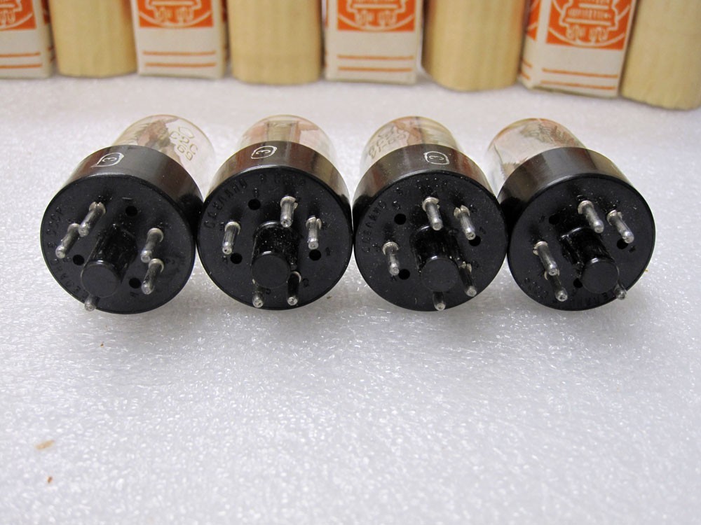 BALANCED MATCHED QUAD 6C2C, 6J5GT, RUSSIAN TRIODE TUBES, AMP SELECTED 1969