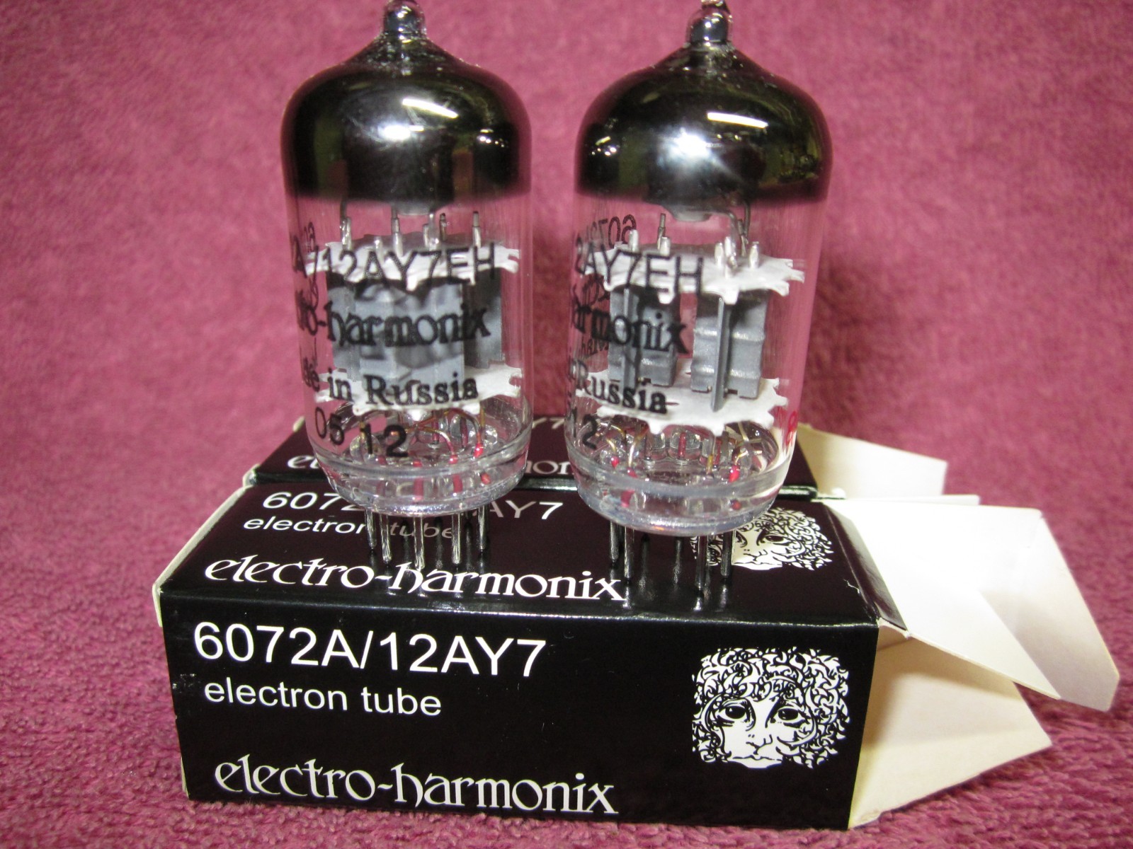 NIB Matched Pair 6072A/12AY7 Electro-Harmonix Tubes BALANCED Strong