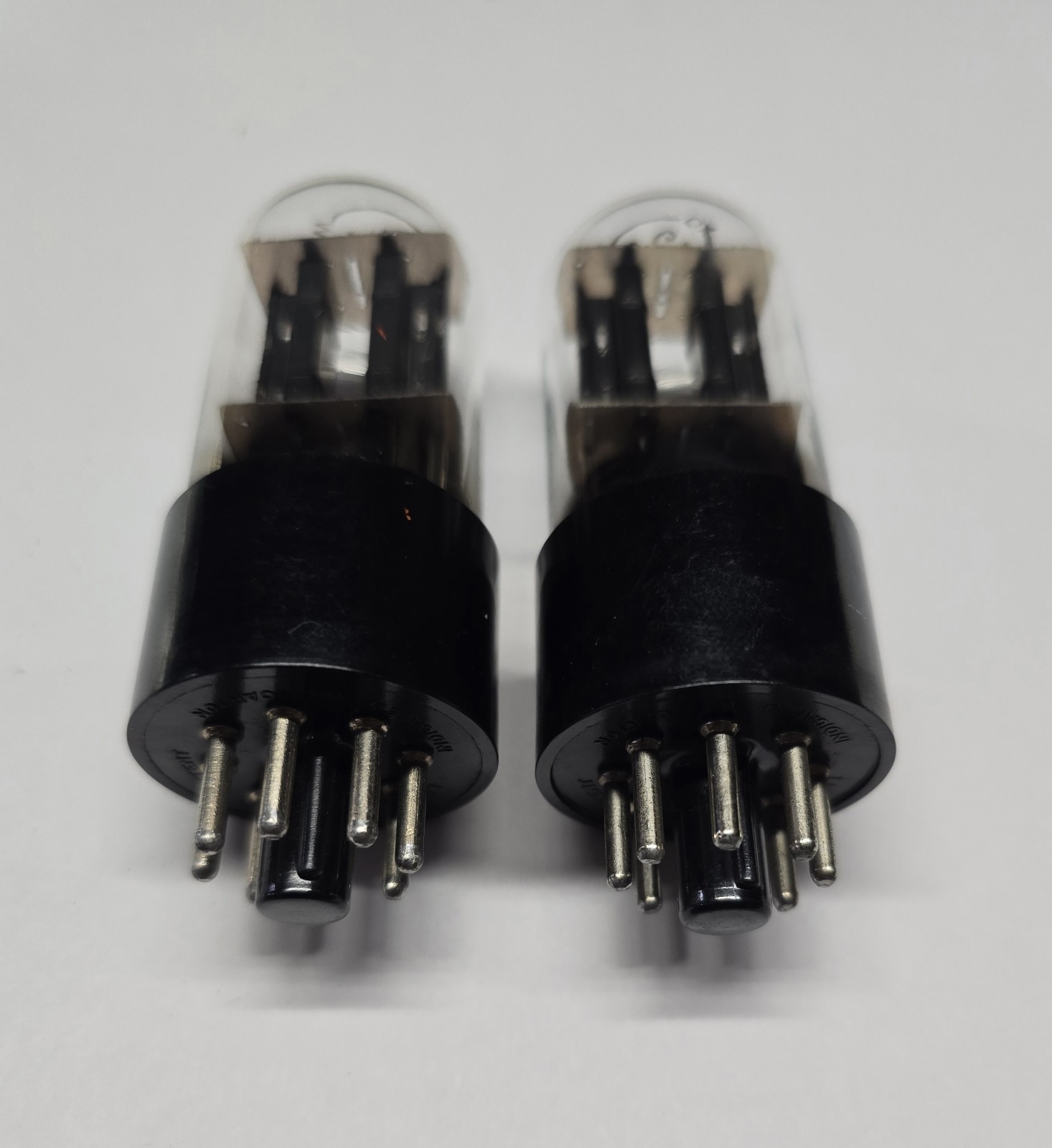 Hytron, Pair, 6SN7 GT, Test New, 1950 Date Code,Black Plates,Excellent Condition