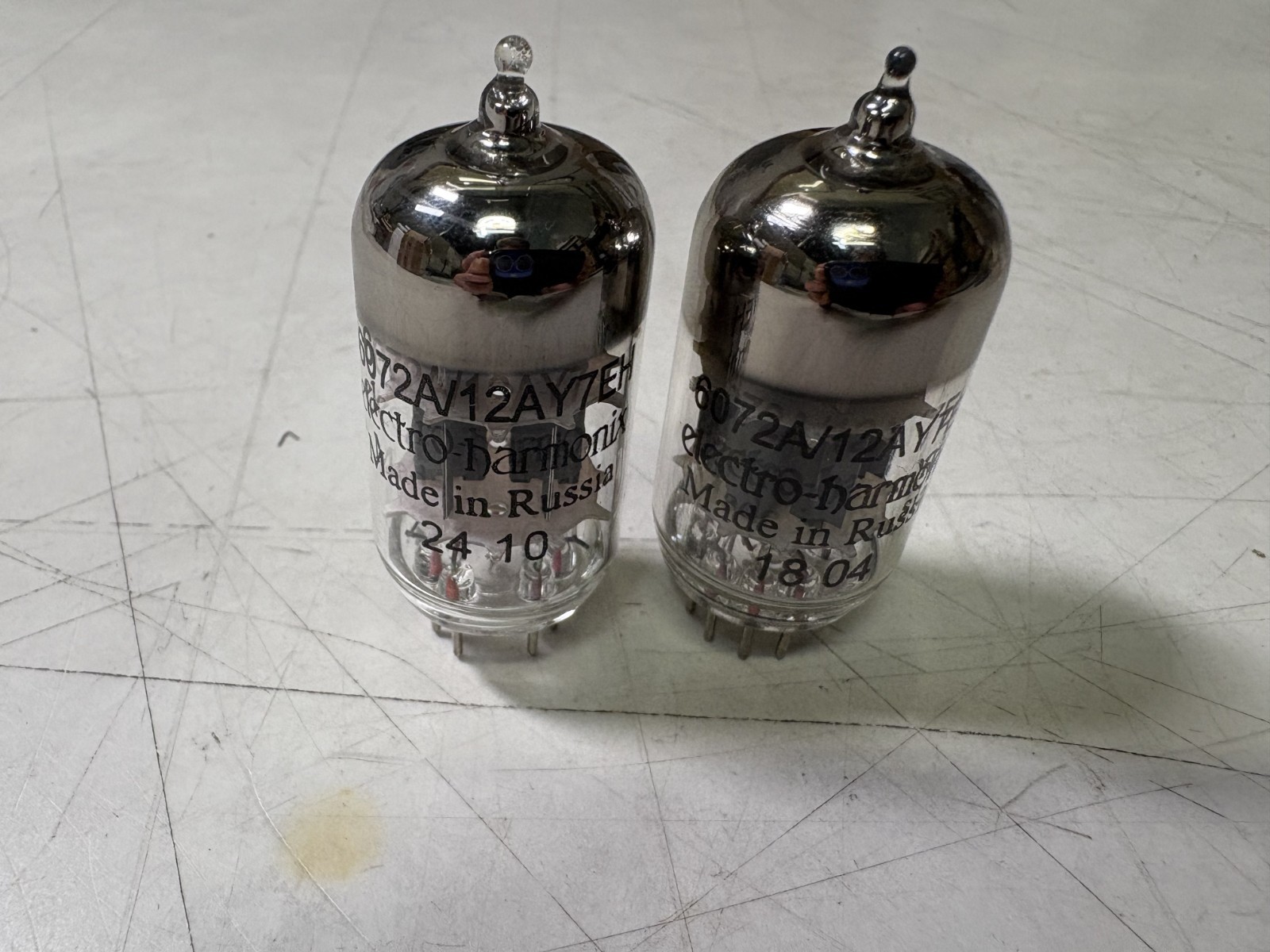 New Matched Pair Electro-Harmonix 6072/12AY7 Tubes