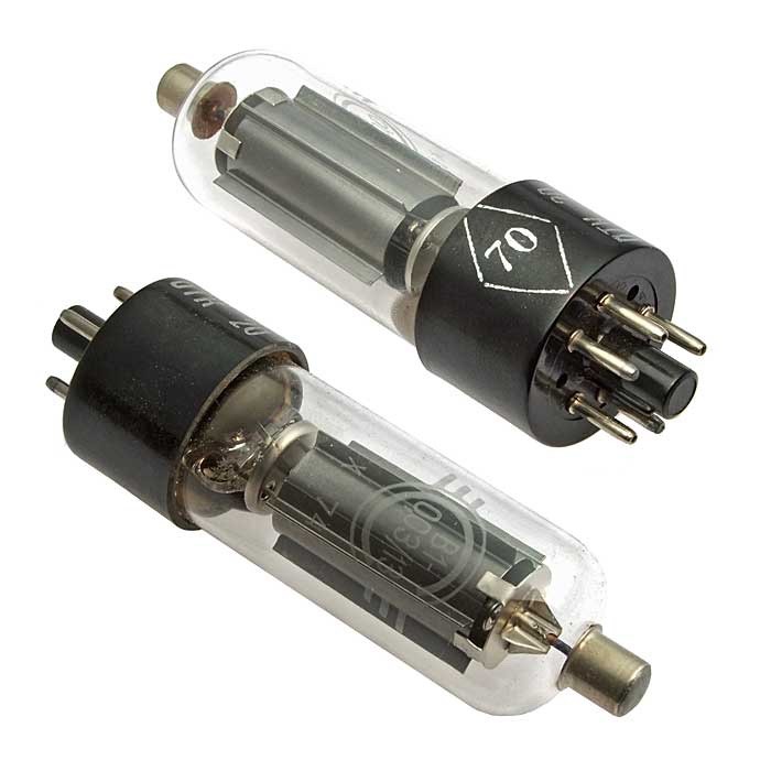 2 PSC x V1-0.03/13 (В1-0.03/13) Soviet High Voltage Rectifier Tubes 13kV NOS USA